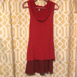 Red tunic